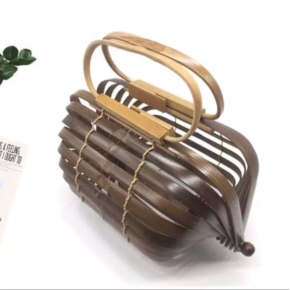 BEST OFFER WINS LAST ROUND COLLAPSIBLE BAMBOO BAG - Picture 2 of 8